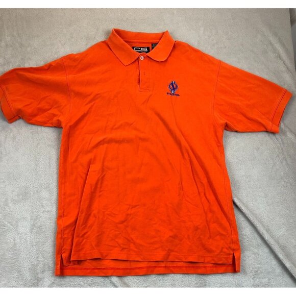 Syracuse Orange Basketball Men's Polo Shirt Large Short Sleeve Casual - Picture 7 of 8